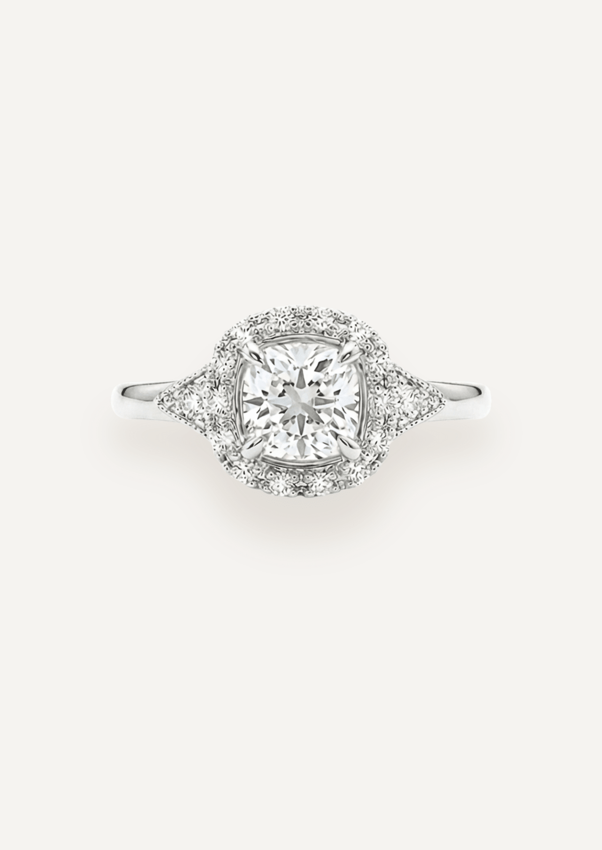 The Eliza Halo Ring - Molten Store