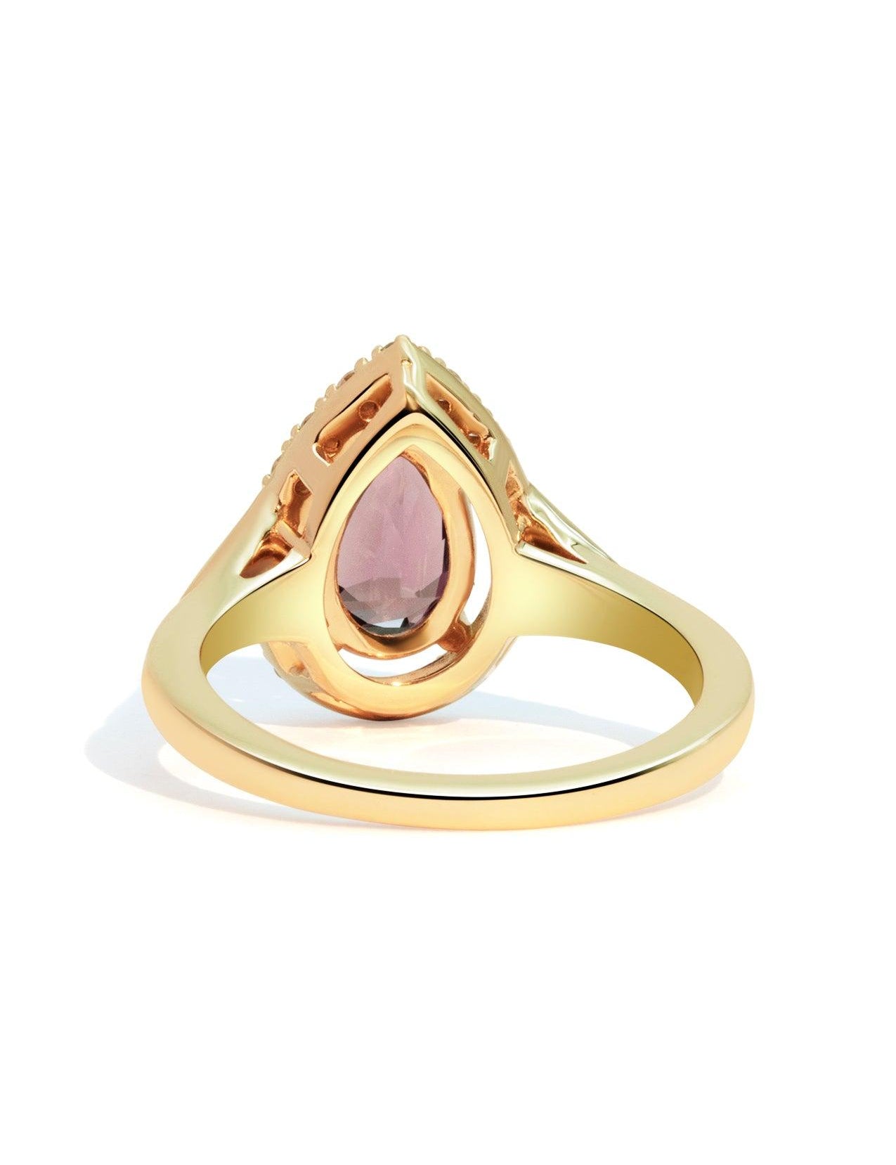 The Eliza Ring with 2ct Pear Spinel - Molten Store