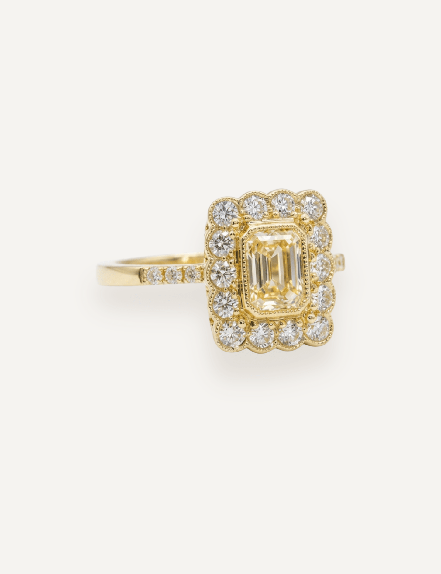 The Elodie Ring with 1.03ct Yellow Diamond - Molten Store