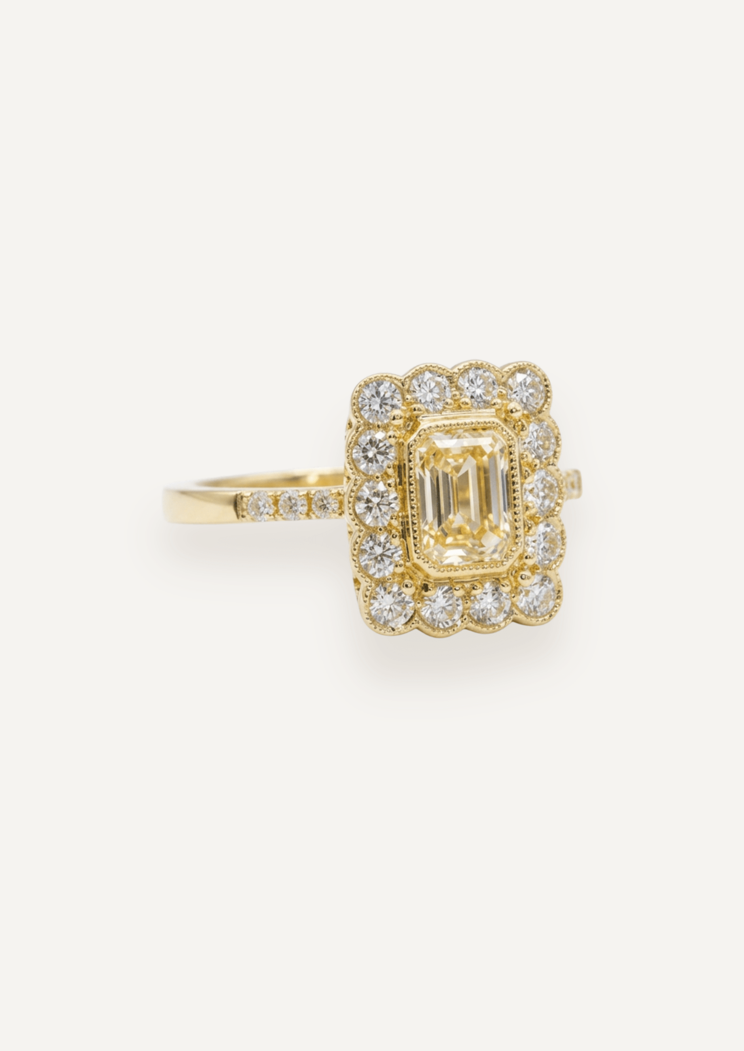 The Elodie Ring with 1.03ct Yellow Diamond - Molten Store