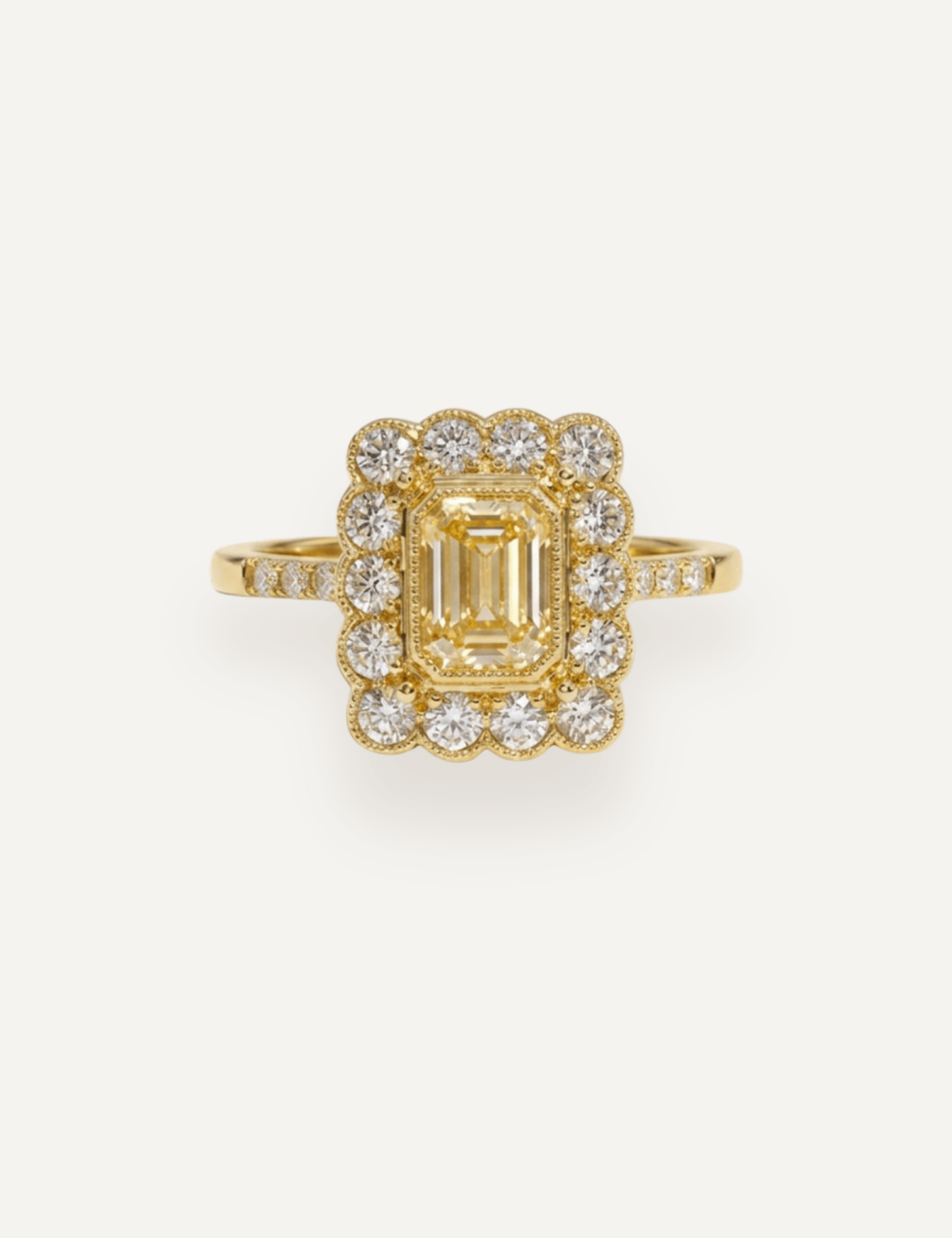 The Elodie Ring with 1.03ct Yellow Diamond - Molten Store