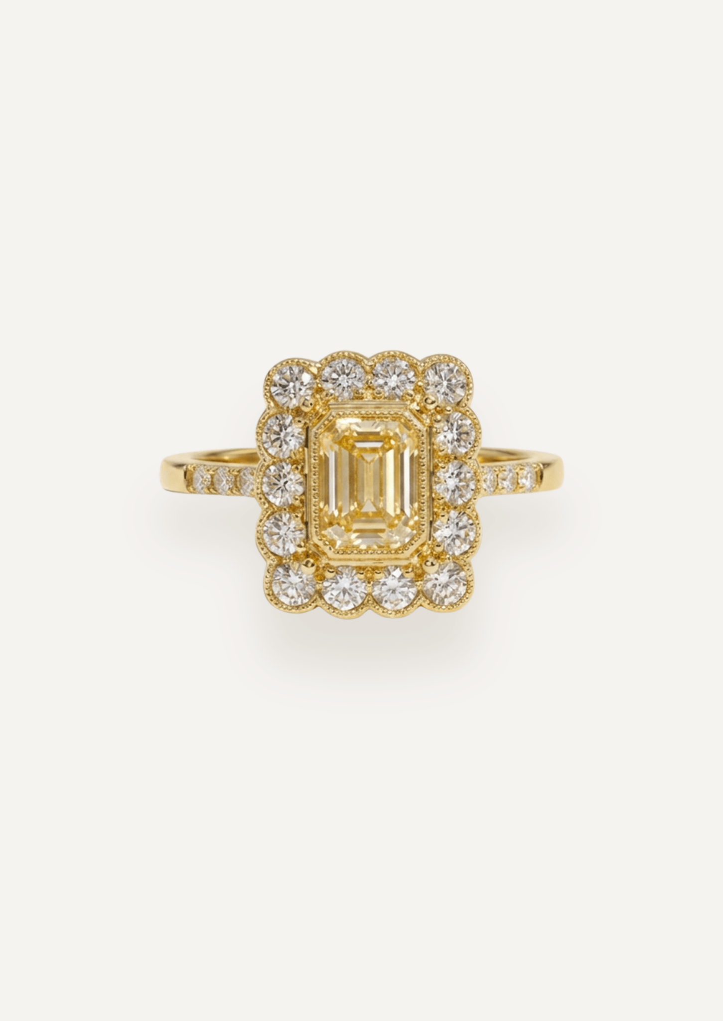 The Elodie Ring with 1.03ct Yellow Diamond - Molten Store