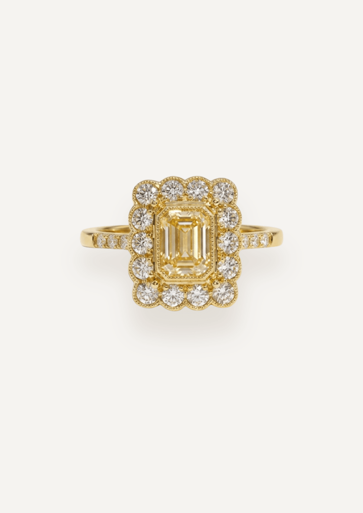 The Elodie Ring with 1.03ct Yellow Diamond - Molten Store