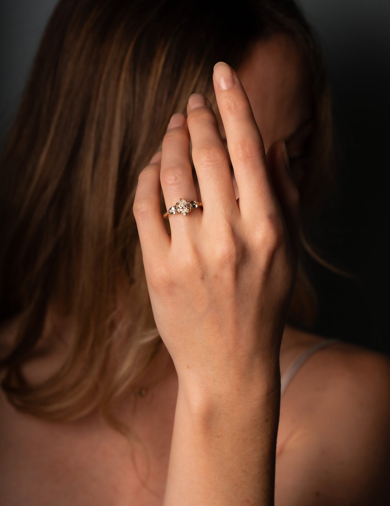 The Esme Ring with 1.01ct Oval Cultured Diamond - Molten Store