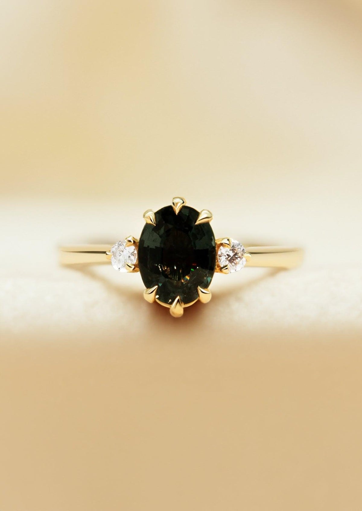 The Esme Ring with 1.76ct Oval Sapphire - Molten Store