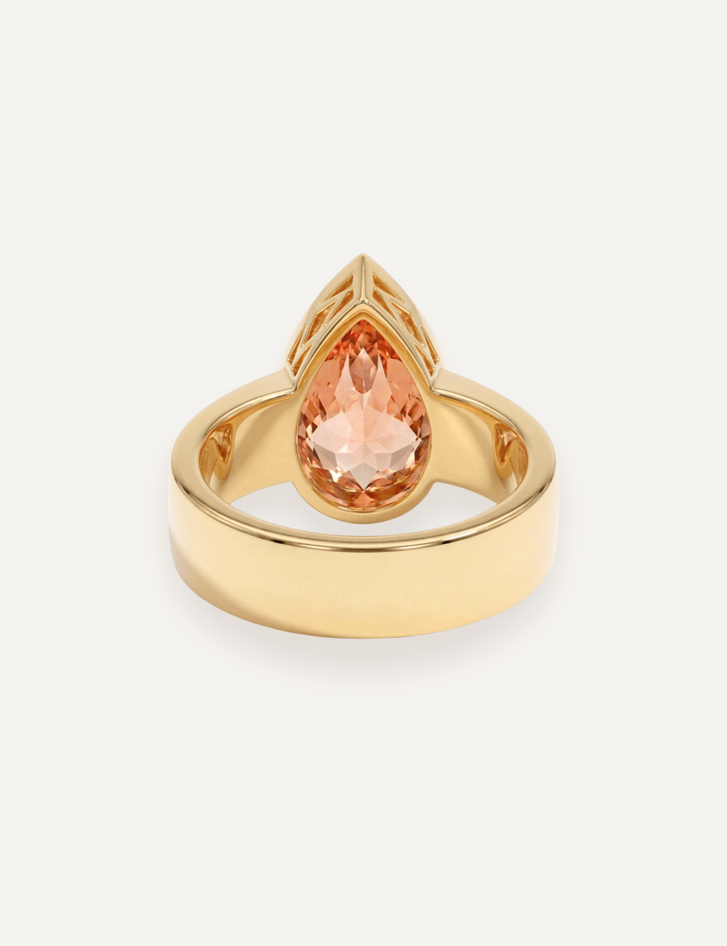 The Esther Ring with 5.5ct Peach Tourmaline - Molten Store