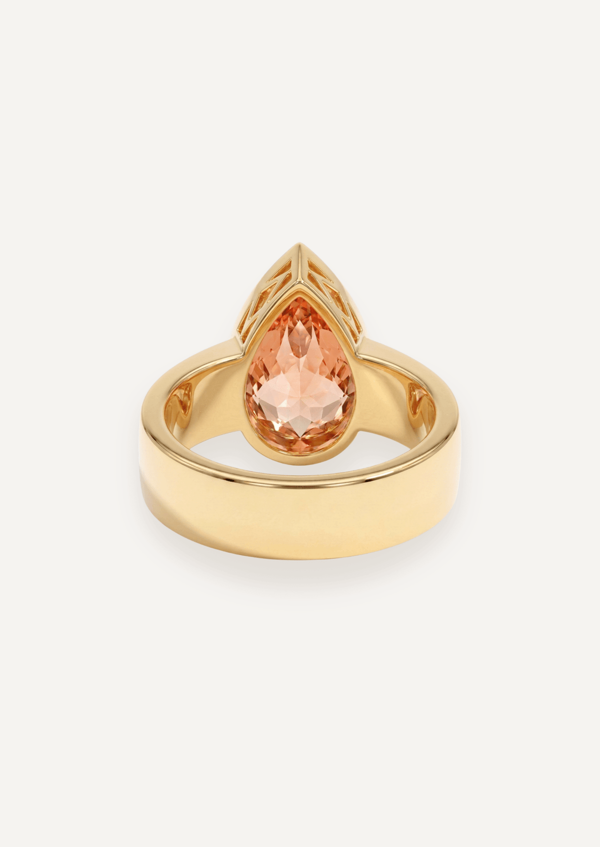 The Esther Ring with 5.5ct Peach Tourmaline - Molten Store