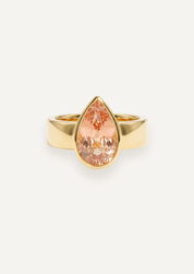 The Esther Ring with 5.5ct Peach Tourmaline - Molten Store