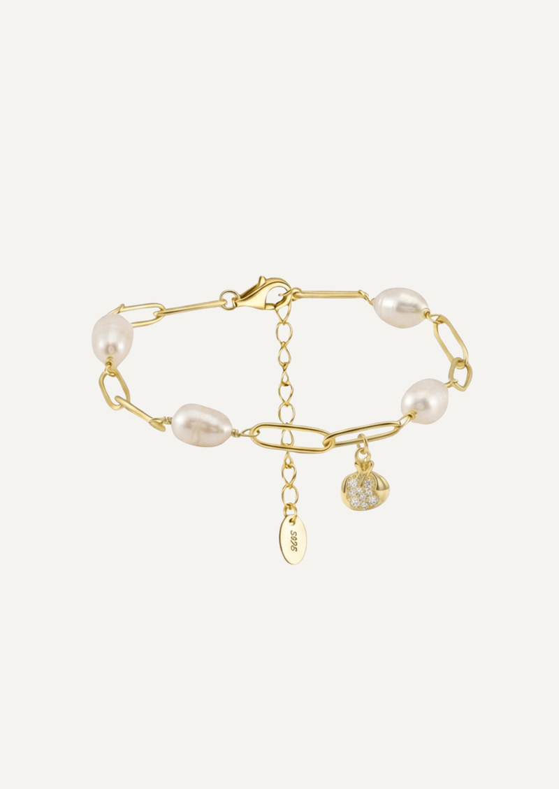 The Etera Gold Vermeil Bracelet with Soirée Charm