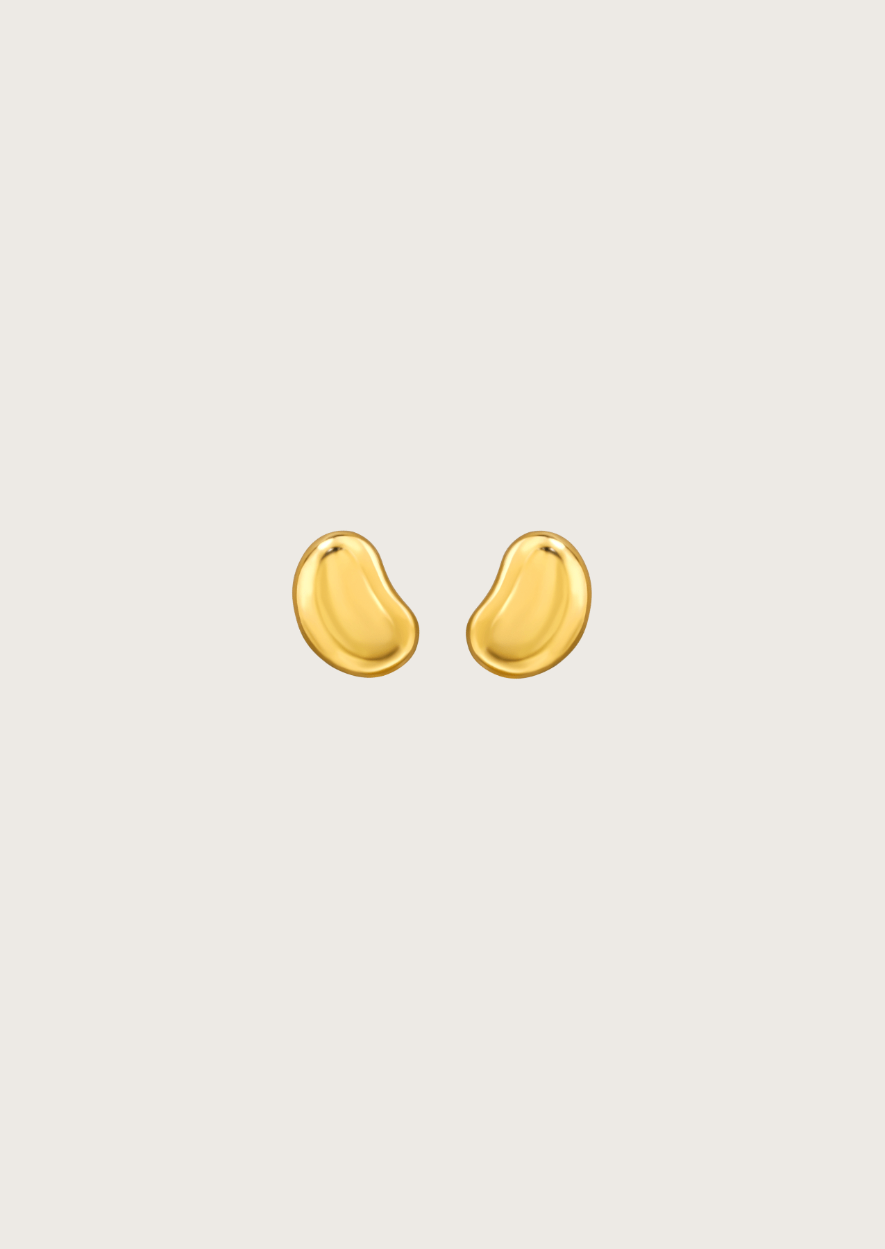 The Flint Gold Vermeil Stud Earrings - Molten Store