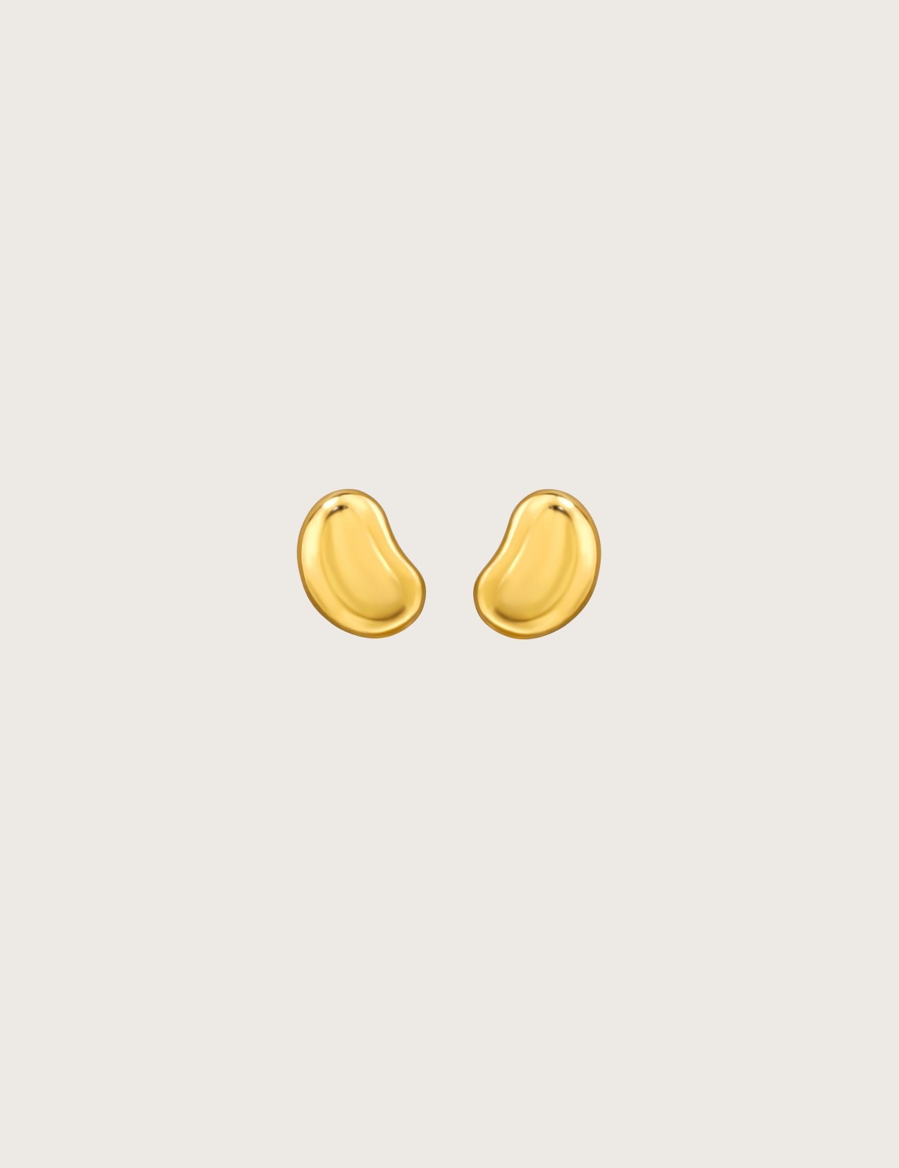 The Flint Gold Vermeil Stud Earrings - Molten Store