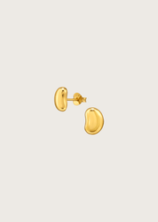 The Flint Gold Vermeil Stud Earrings - Molten Store