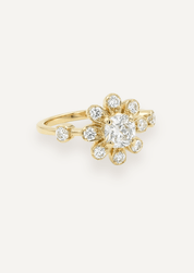 The Flora Halo Ring - Molten Store