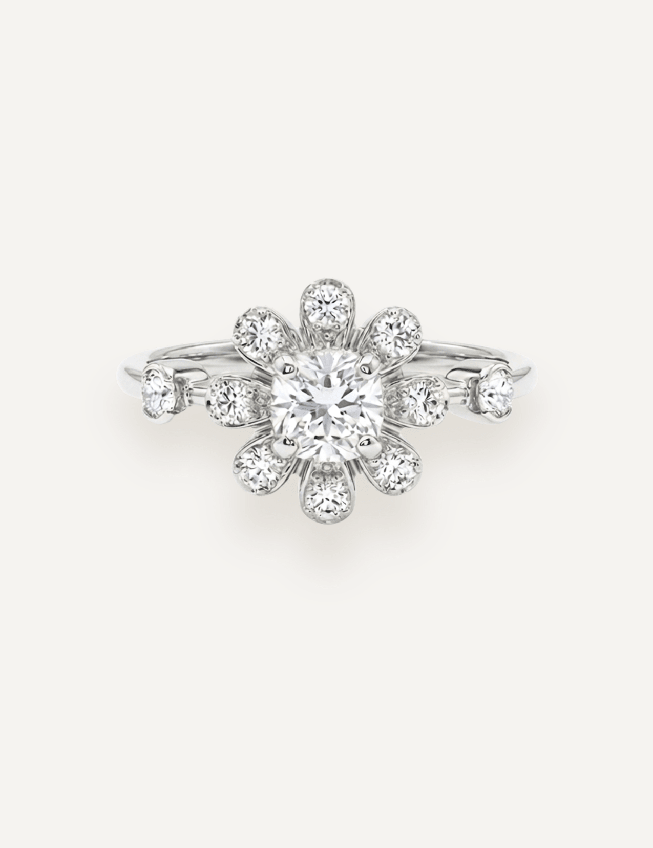 The Flora Halo Ring - Molten Store