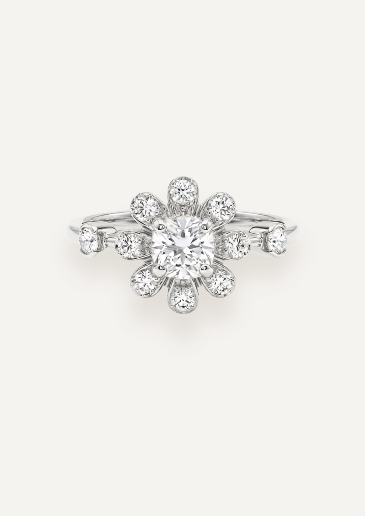 The Flora Halo Ring - Molten Store