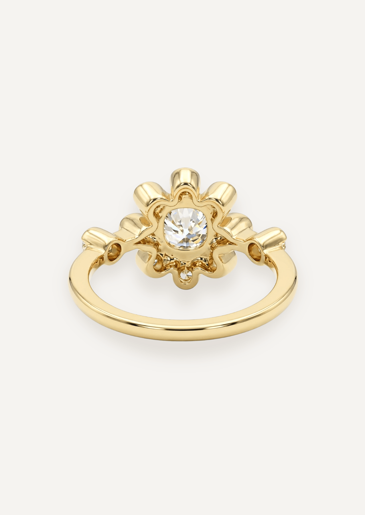 The Flora Halo Ring - Molten Store