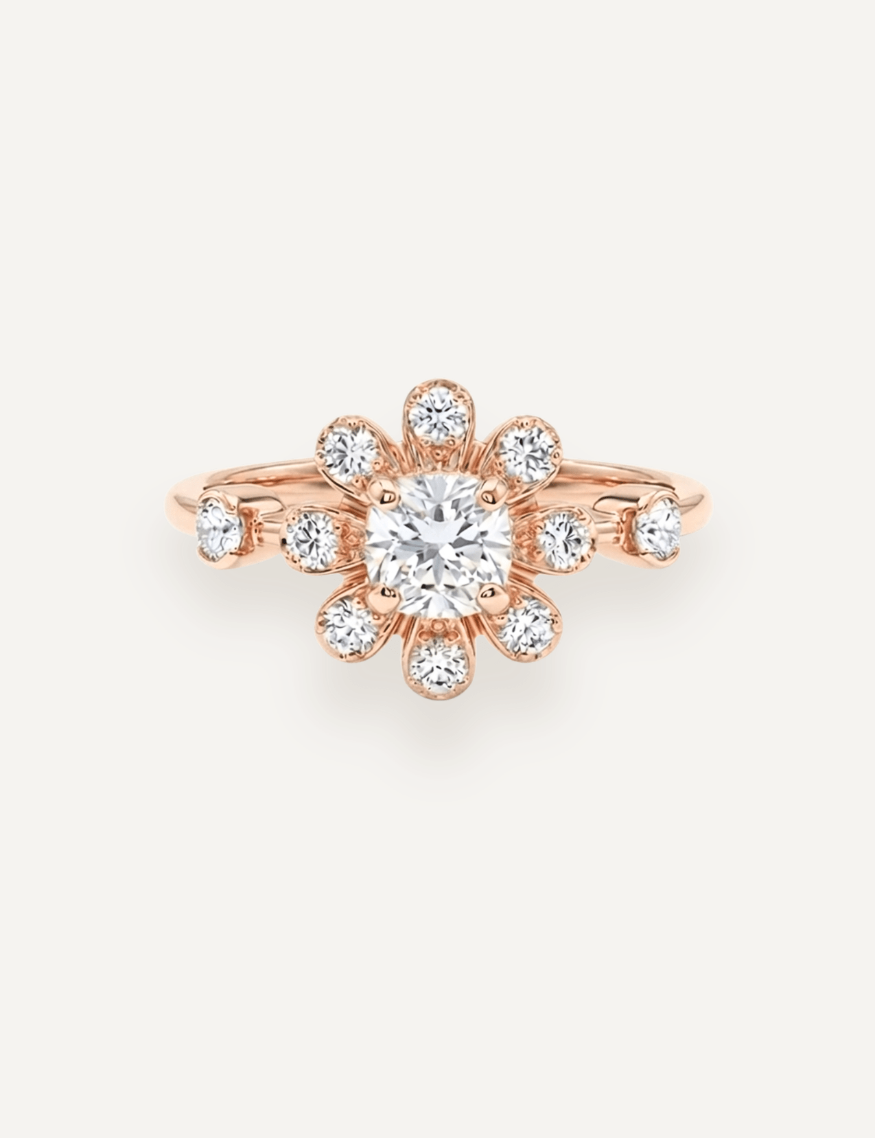 The Flora Halo Ring - Molten Store