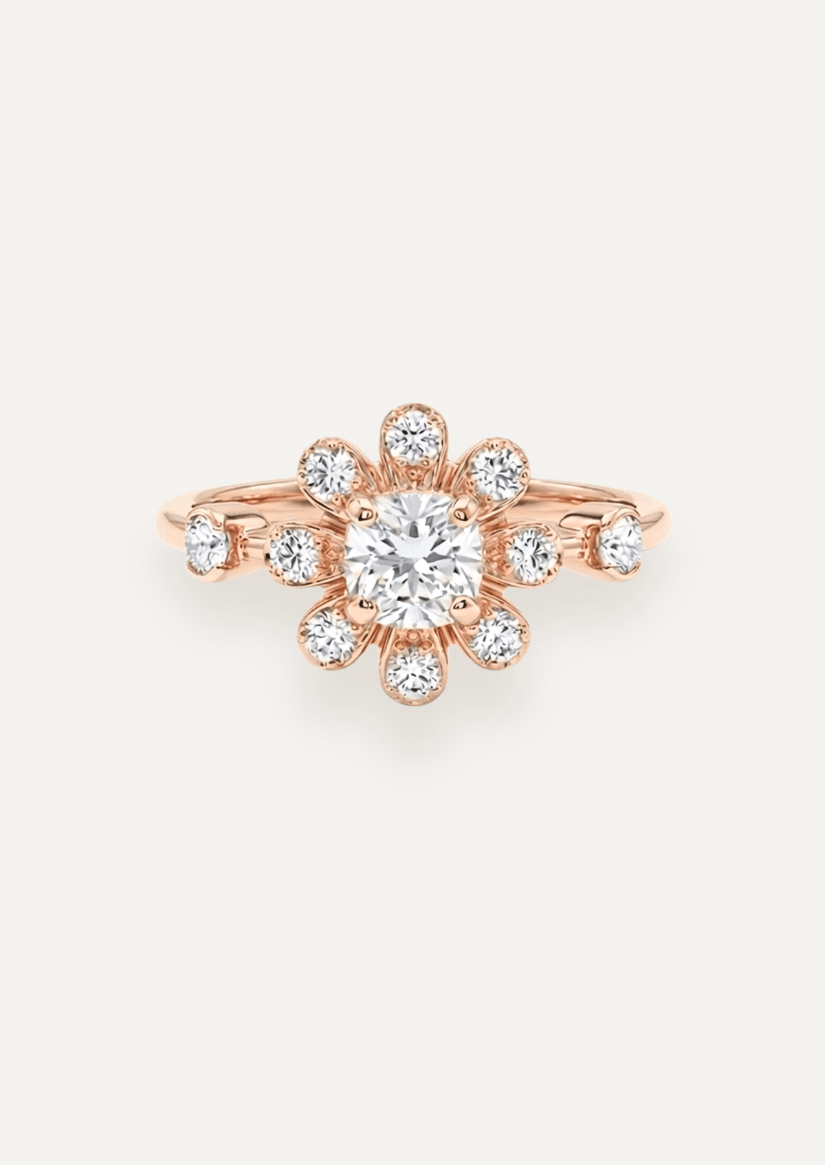 The Flora Halo Ring - Molten Store