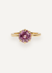The Florence Ring with 2.26ct Octagon Plum Spinel - Molten Store