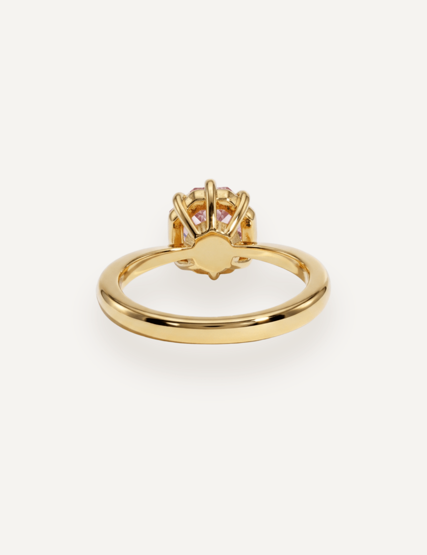 The Florence Ring with 2.26ct Octagon Plum Spinel - Molten Store