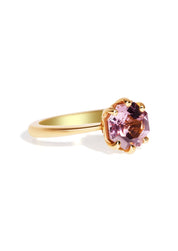 The Florence Ring with 2.26ct Octagon Plum Spinel - Molten Store