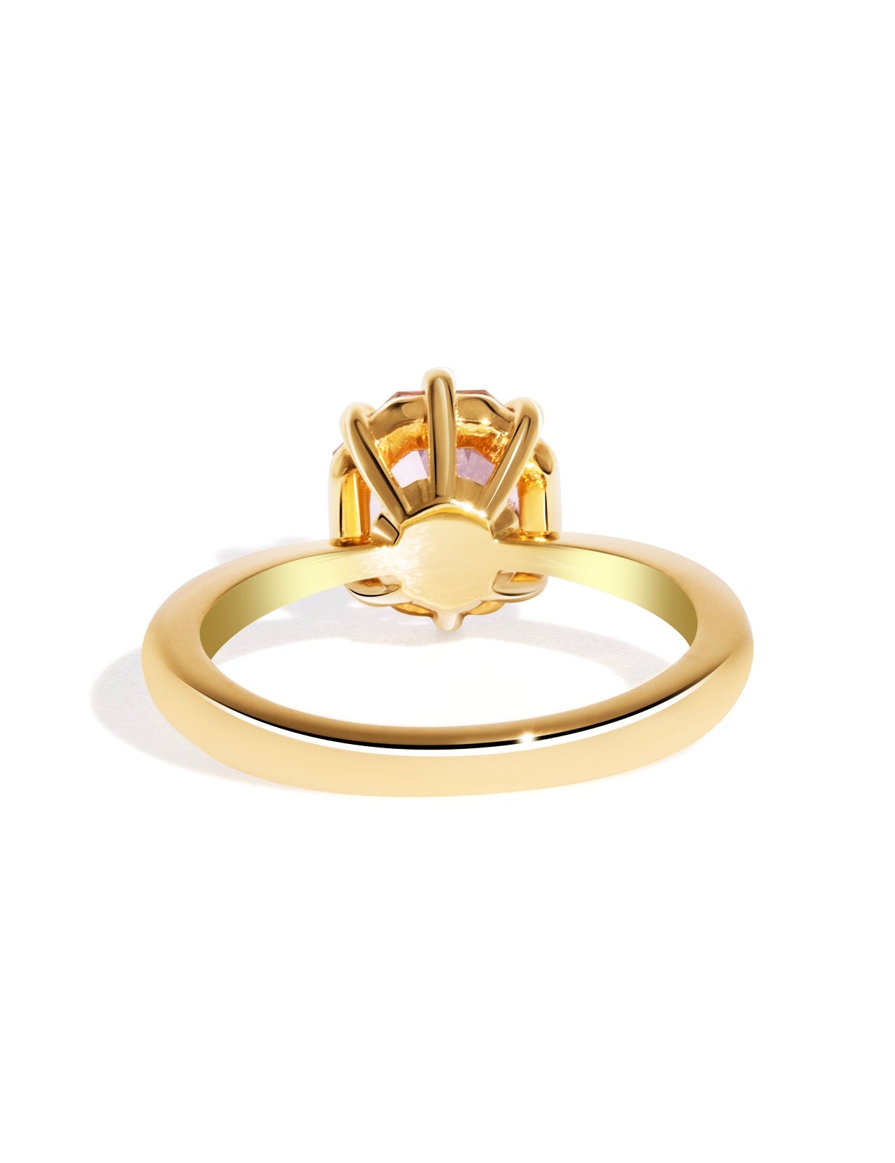 The Florence Ring with 2.26ct Octagon Plum Spinel - Molten Store