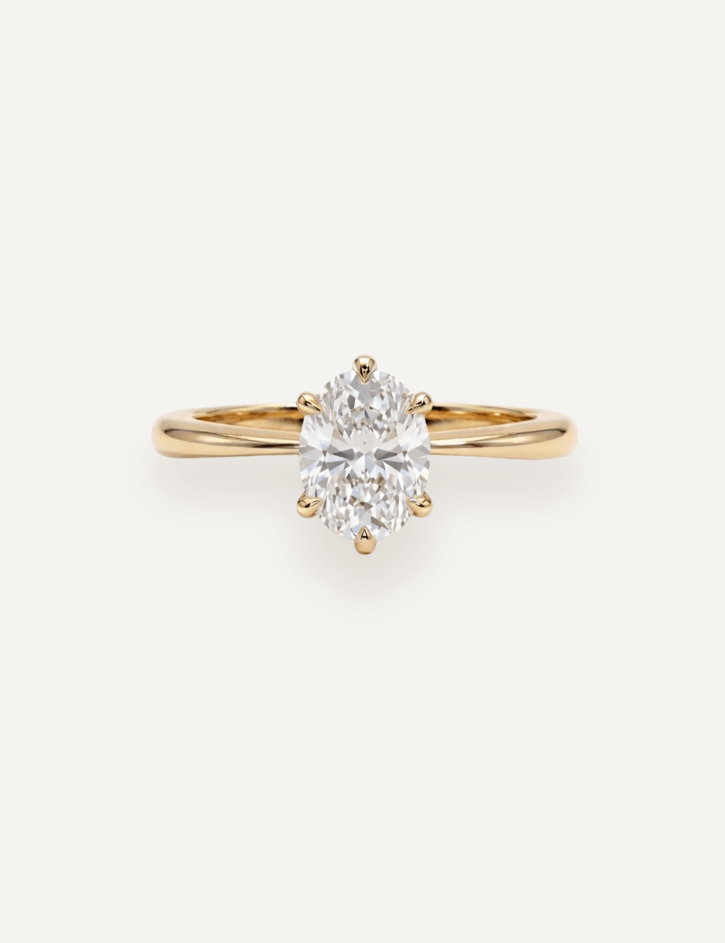 The Florence Solitaire Ring - Molten Store