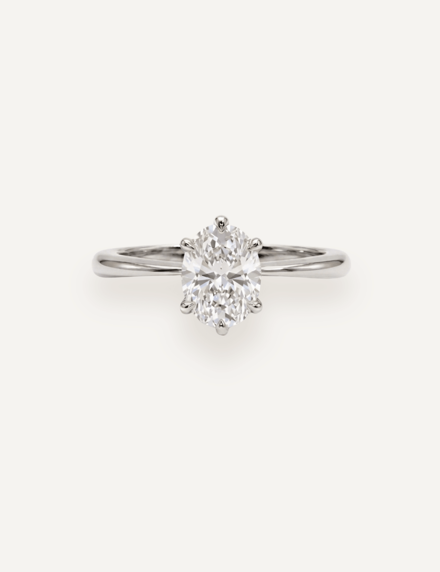 The Florence Solitaire Ring - Molten Store