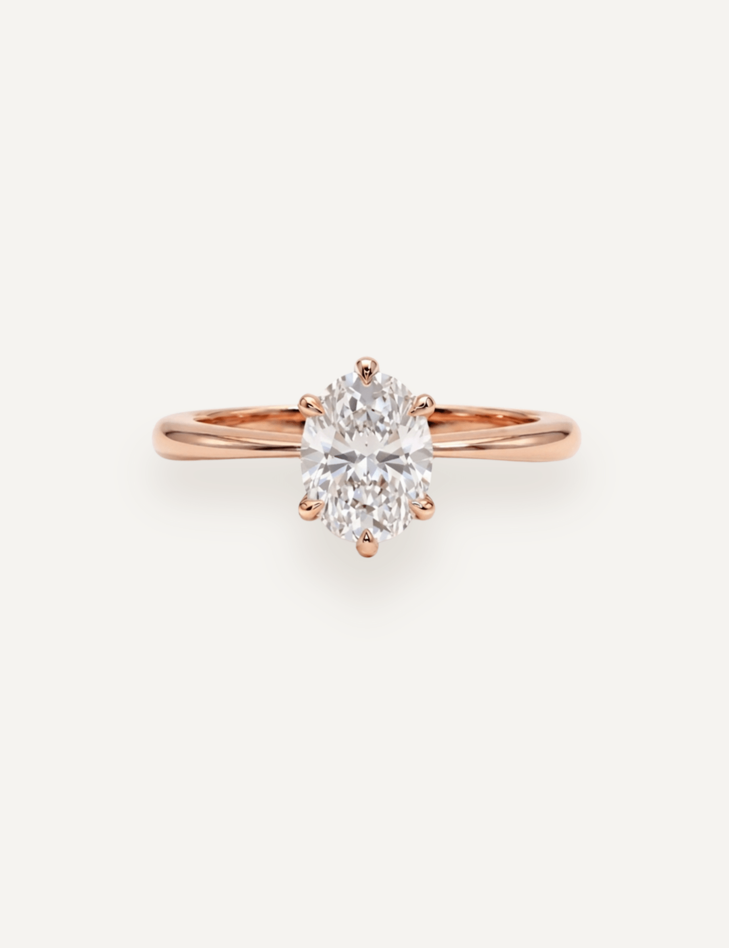 The Florence Solitaire Ring - Molten Store