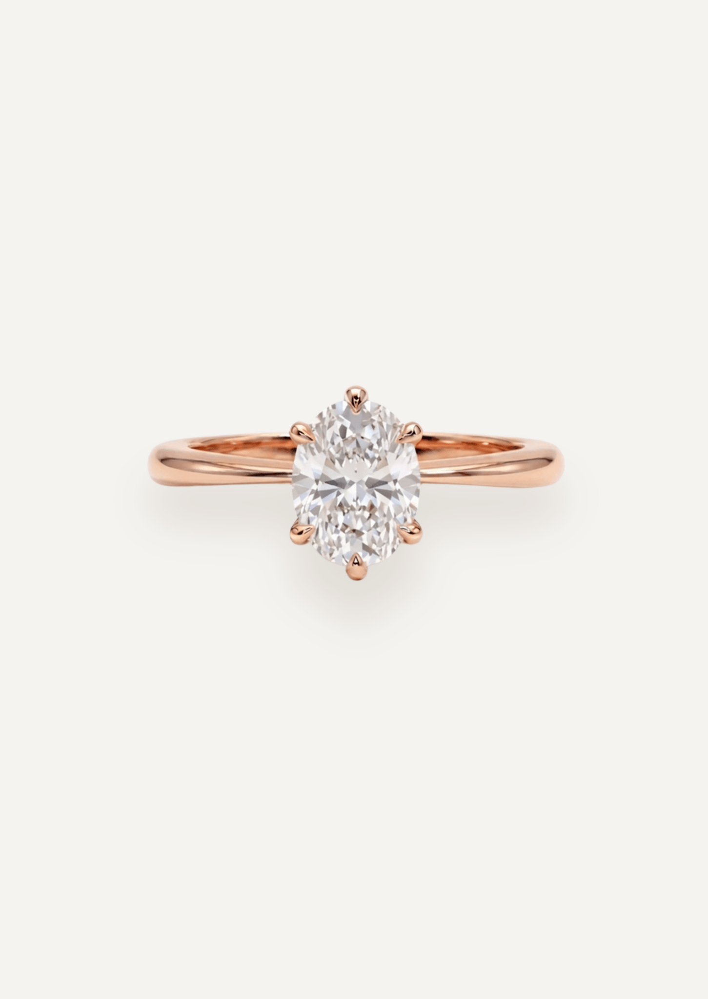 The Florence Solitaire Ring - Molten Store