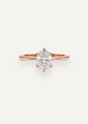 The Florence Solitaire Ring - Molten Store