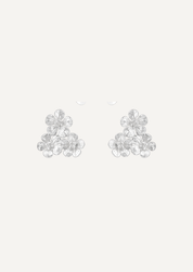 The Floret Sterling Silver Stud Earrings - Molten Store