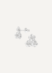 The Floret Sterling Silver Stud Earrings - Molten Store