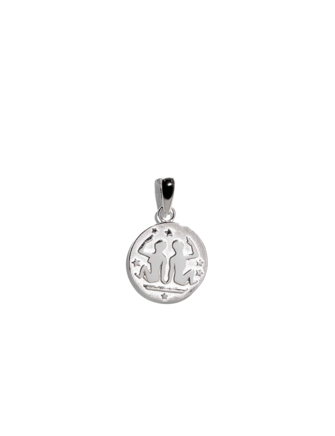 The Gemini Zodiac Silver Pendant - Molten Store