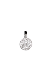 The Gemini Zodiac Silver Pendant - Molten Store