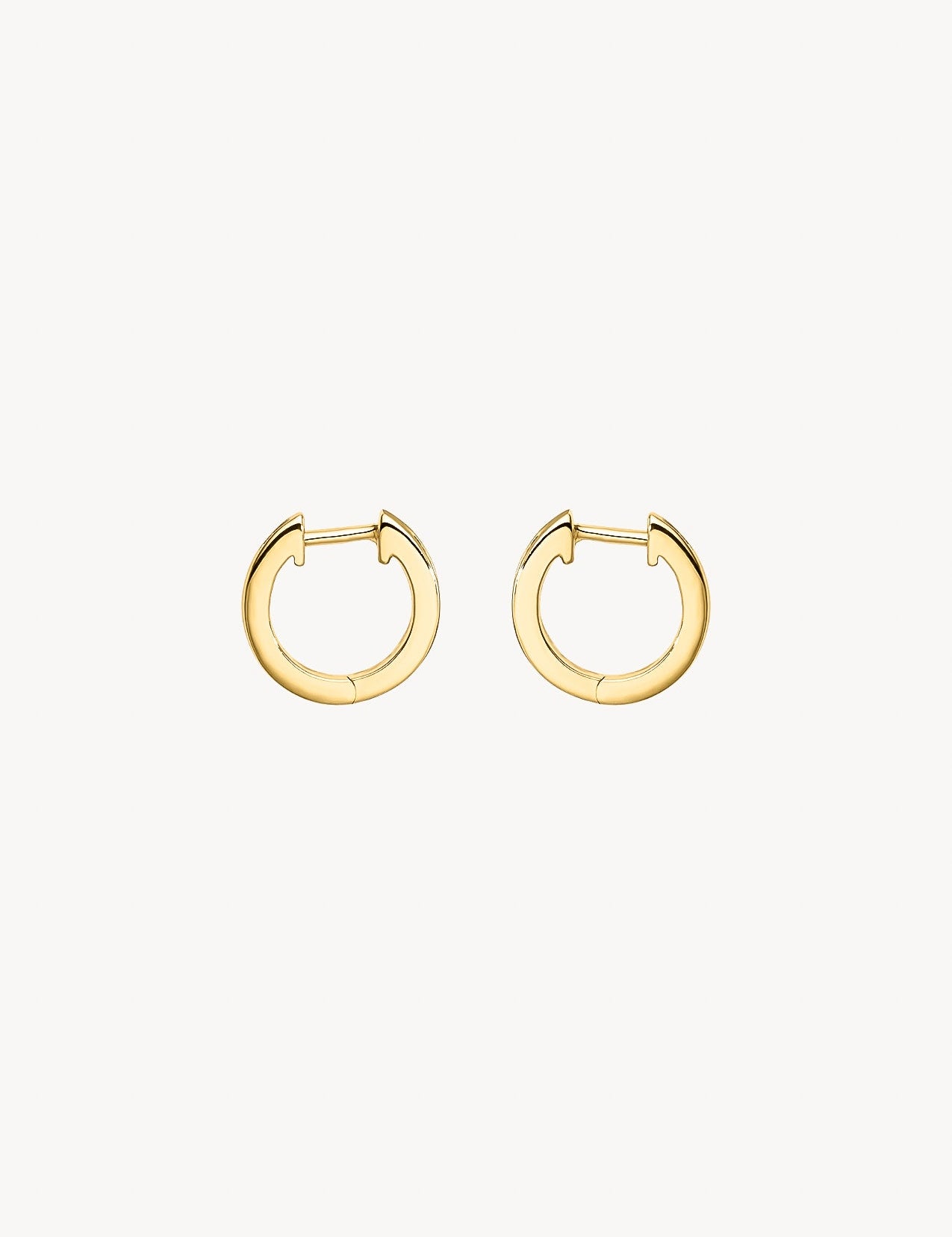 The Gleam 9ct Gold Diamond Huggie Earrings - Molten Store