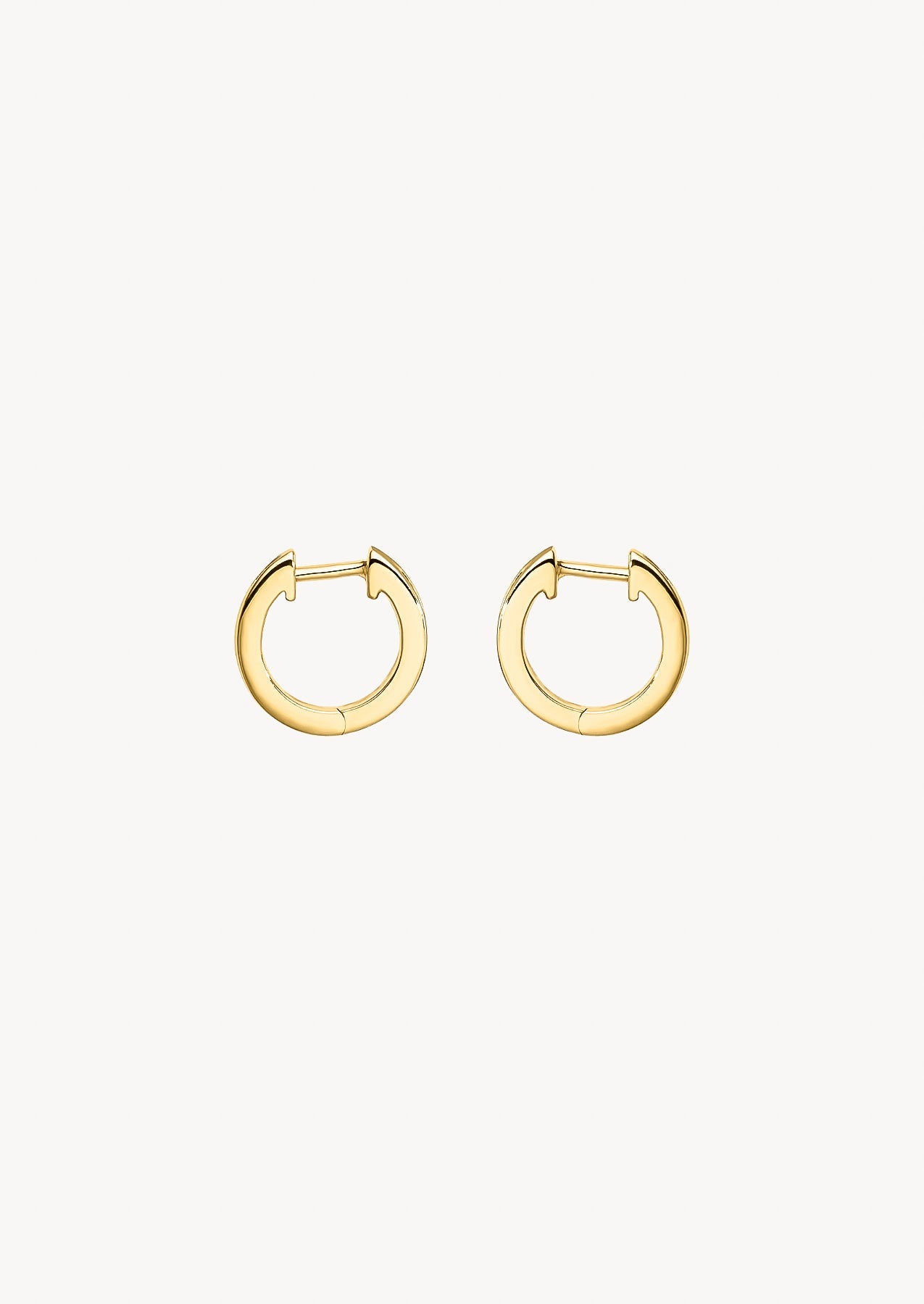 The Gleam 9ct Gold Diamond Huggie Earrings - Molten Store