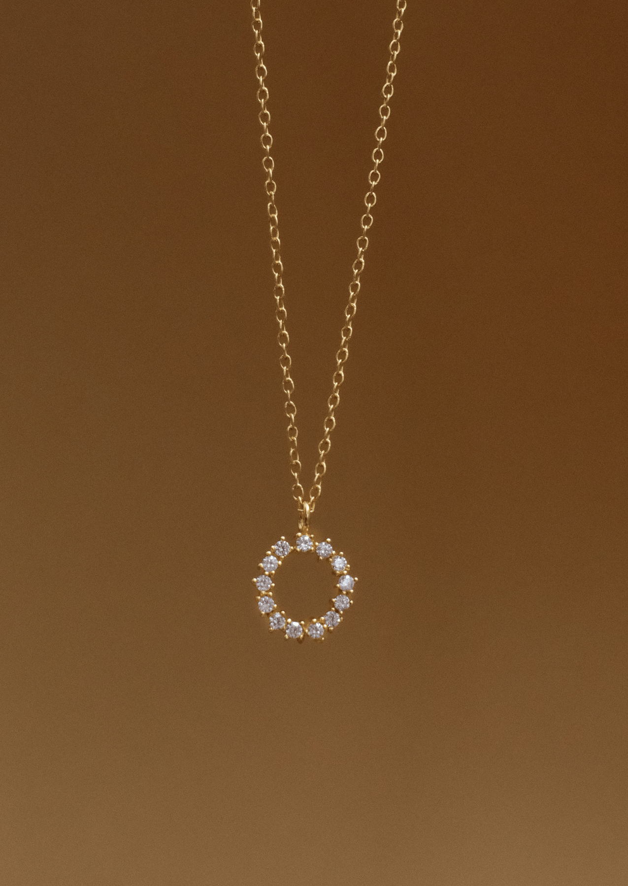 The Grace 14ct Gold Vermeil Pendant Necklace - Molten Store