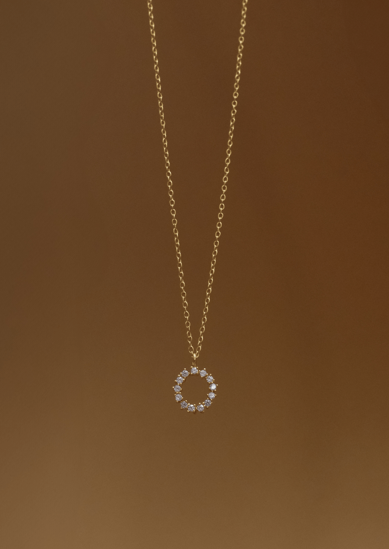 The Grace 14ct Gold Vermeil Pendant Necklace - Molten Store