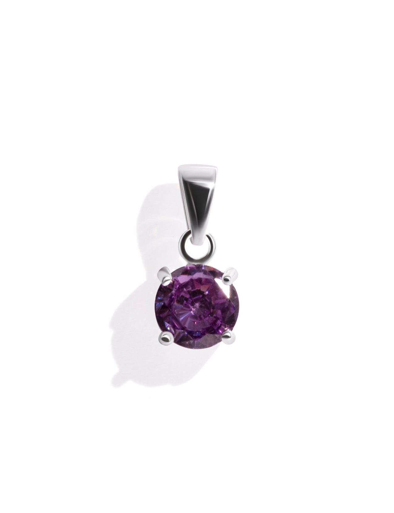 The Grande Fête Amethyst Silver Pendant - Molten Store