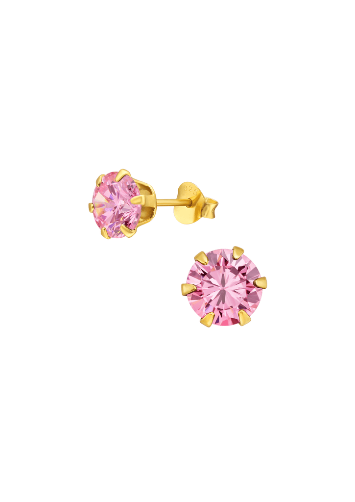 The Grande Vivid Blossom 14ct Gold Vermeil Stud Earrings - Molten Store