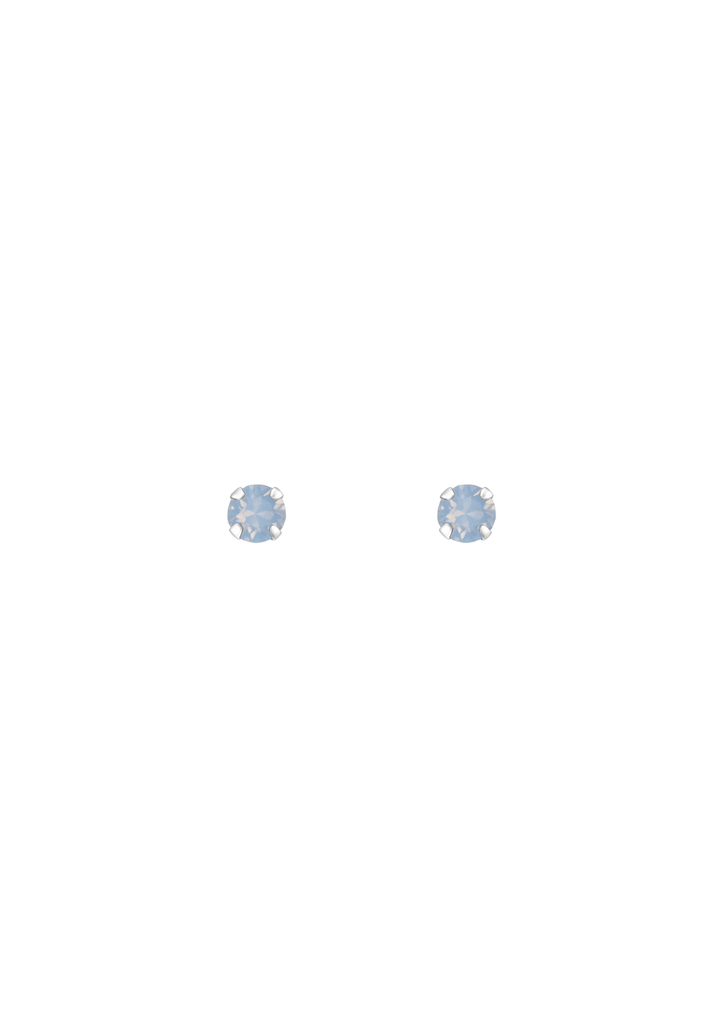 The Gumdrop Bubble Gum Crystal Sterling Silver Stud Earrings - Molten Store