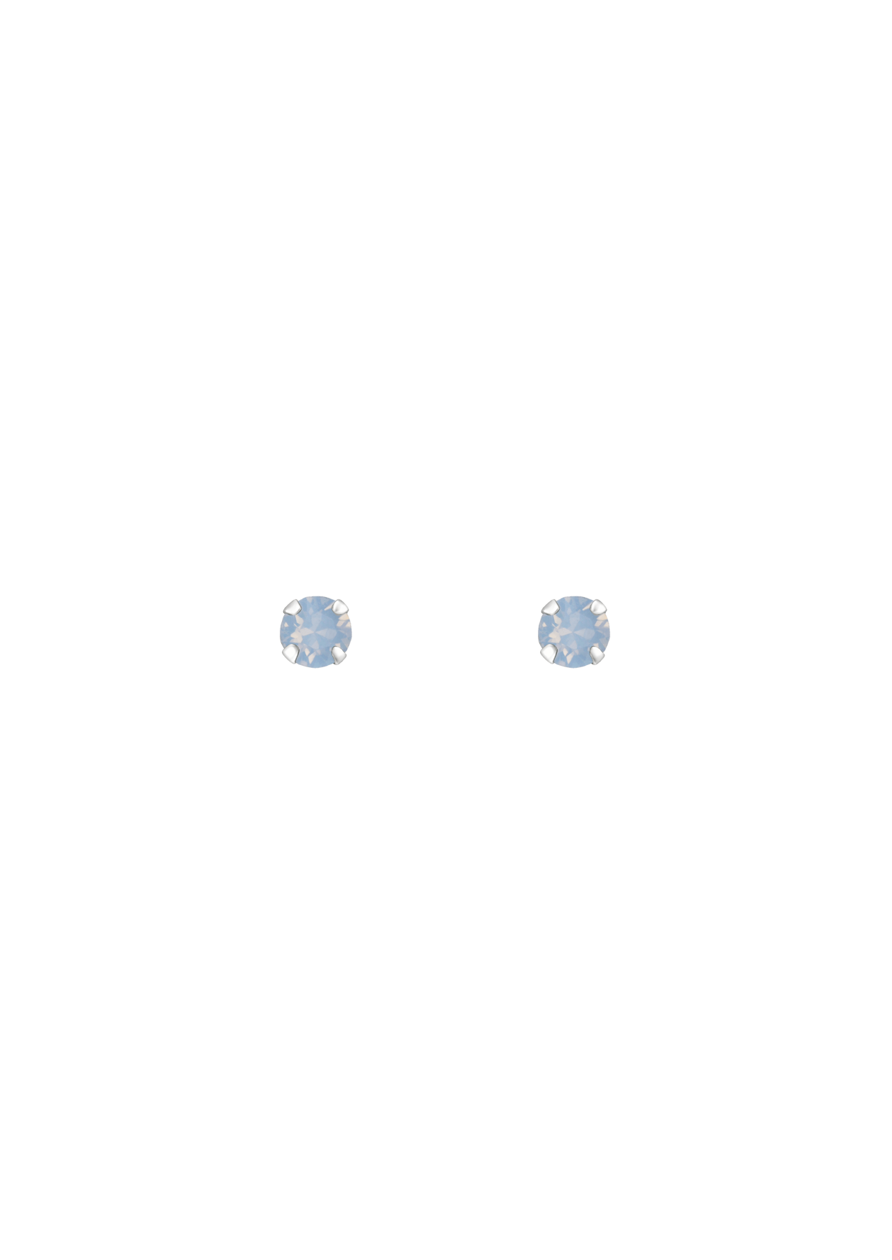 The Gumdrop Bubble Gum Crystal Sterling Silver Stud Earrings - Molten Store