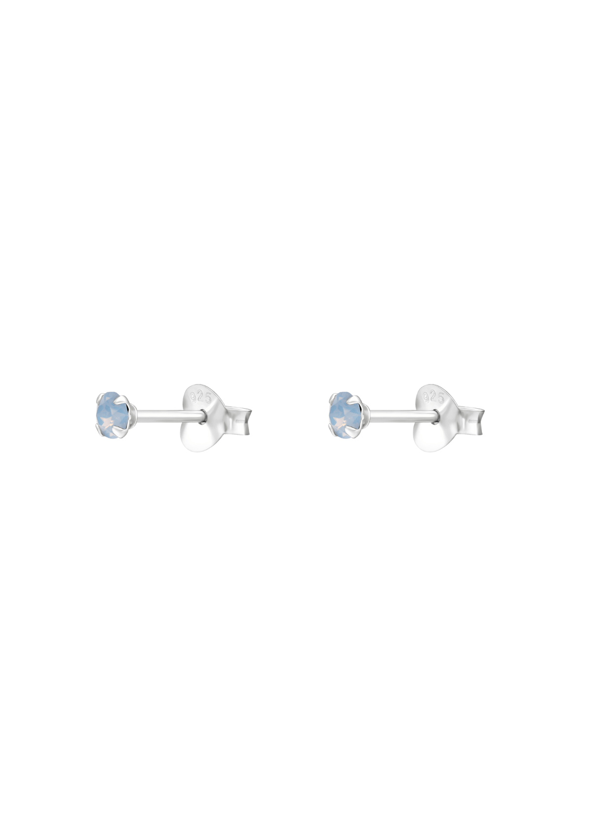 The Gumdrop Bubble Gum Crystal Sterling Silver Stud Earrings - Molten Store