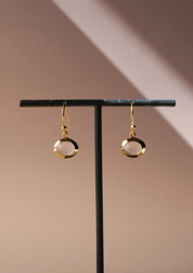 The Hush Gold Vermeil Rose Quartz Earrings - Molten Store