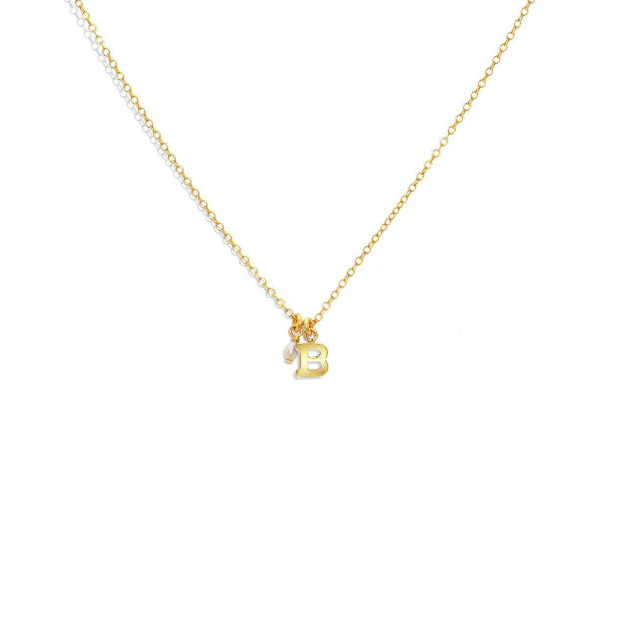 The Initial 14ct Gold Filled Charm Necklace - Molten Store