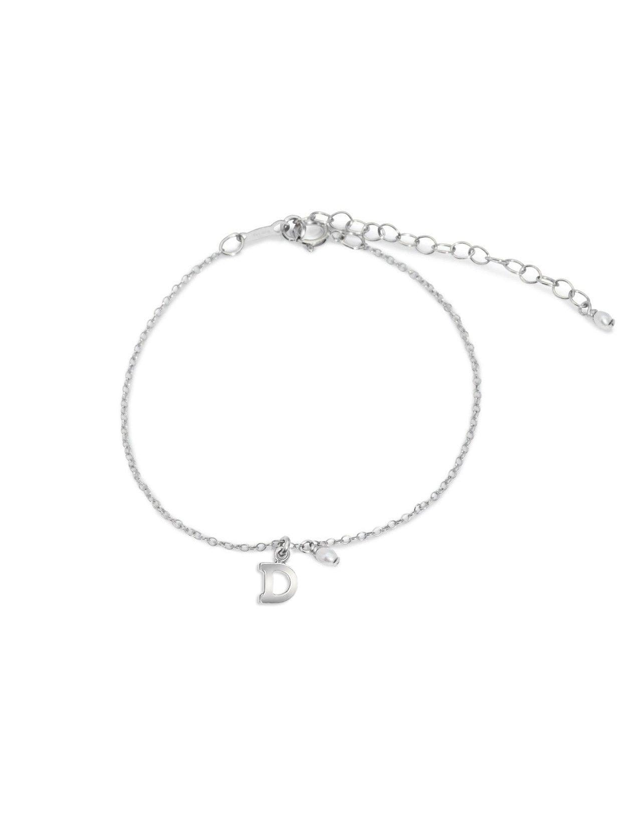 The Initial Silver Charm Bracelet - Molten Store
