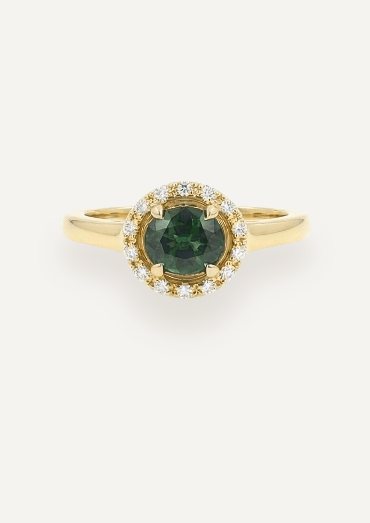 The Iris Ring with 0.98ct Oval Cut Parti Sapphire (1.12ct TCW) - Molten Store