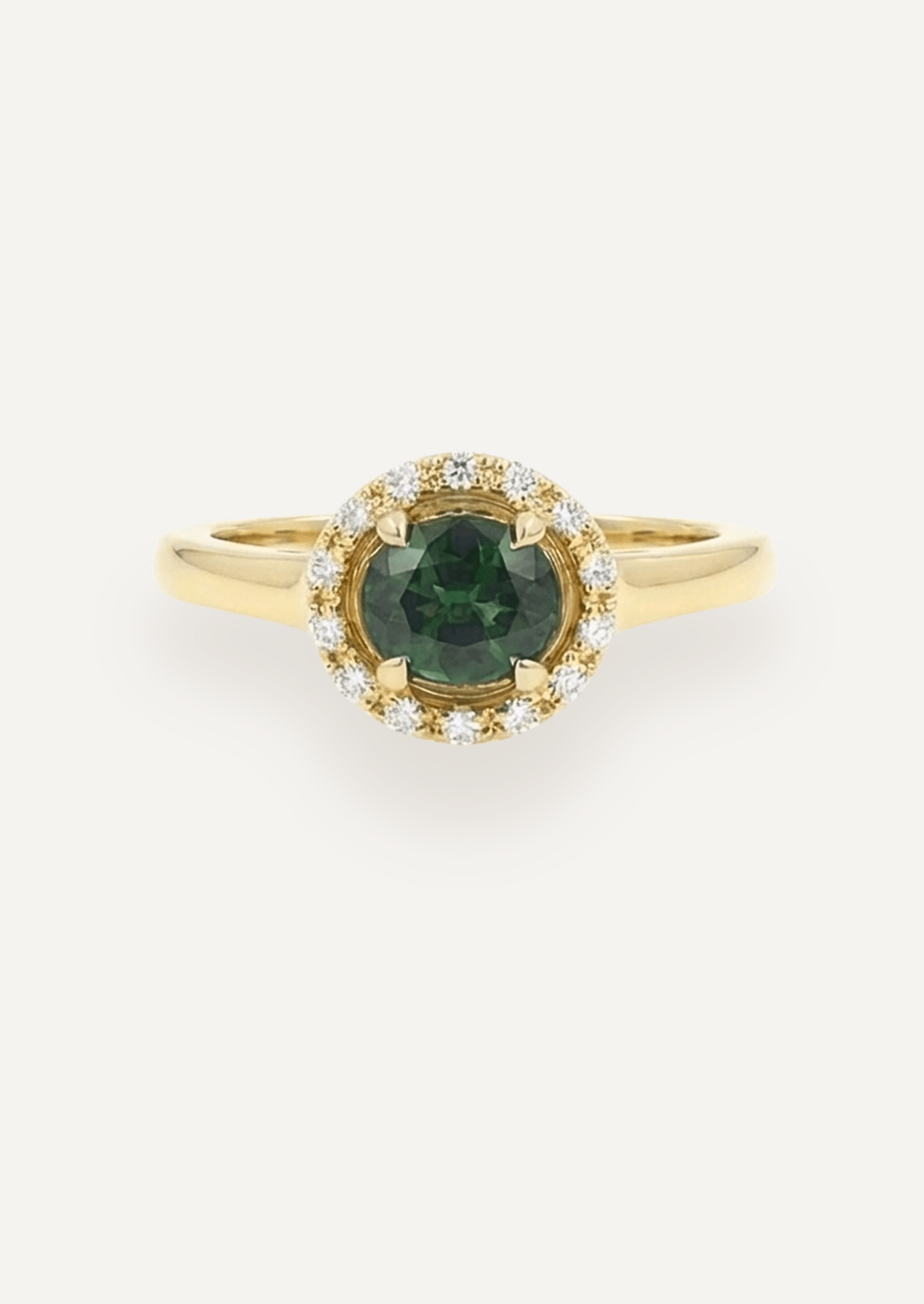 The Iris Ring with 0.98ct Oval Cut Parti Sapphire (1.12ct TCW) - Molten Store