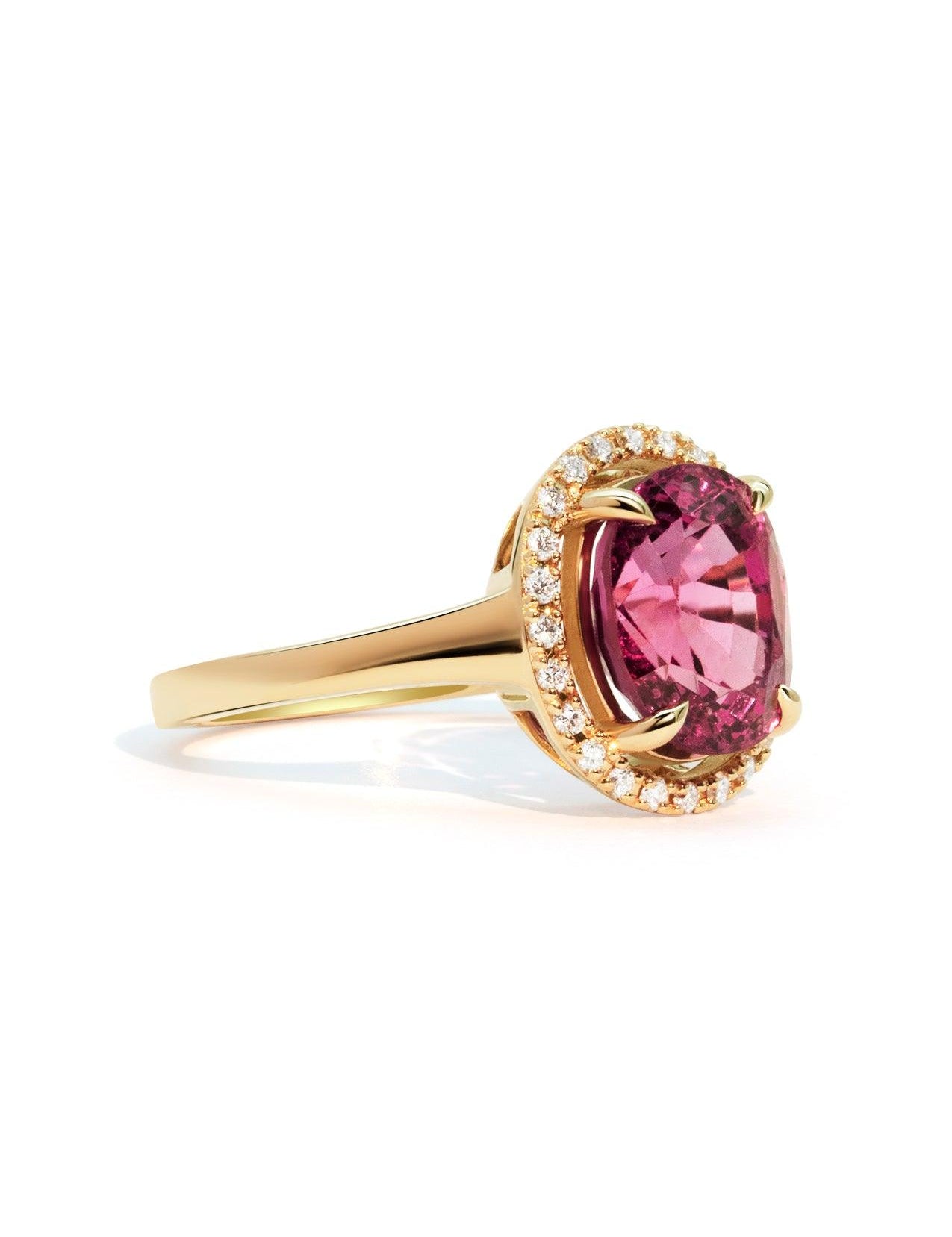 The Iris Ring with 4.4ct Oval Spinel - Molten Store